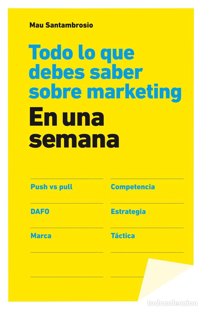 books: MARKETING EN UNA SEMANA - SANTAMBROSIO, MAURICIO