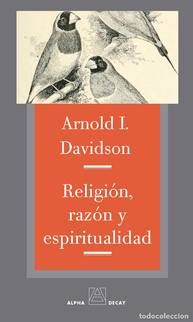 books: RELIGION RAZON Y ESPIRITUALIDAD - DAVIDSON, ARNOLD I