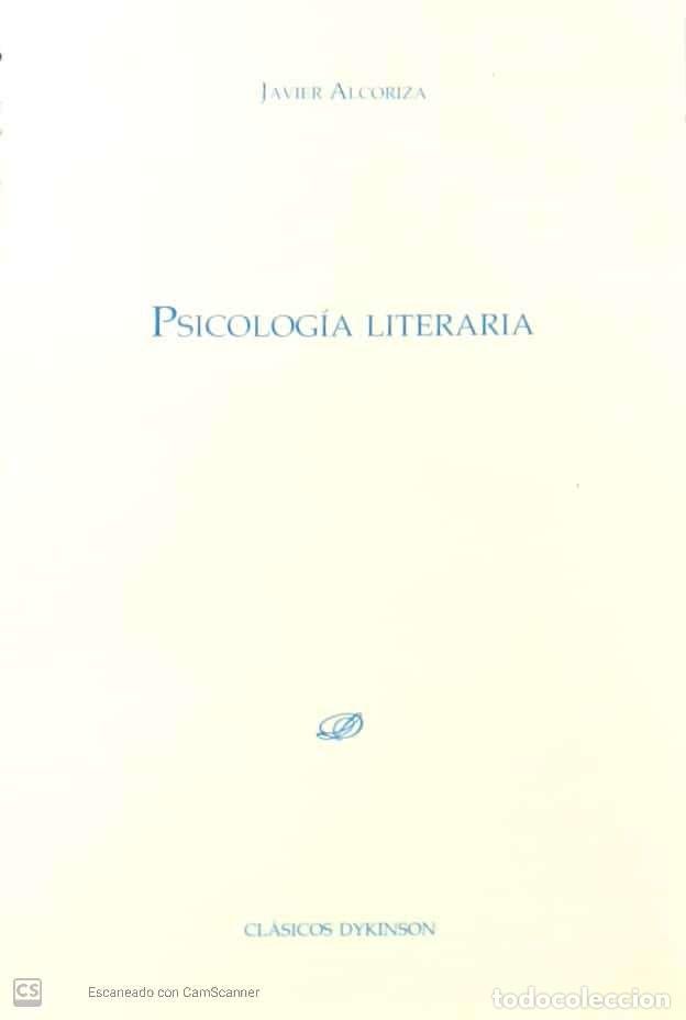 Libri: PSICOLOGIA LITERARIA - ALCORIZA, JAVIER
