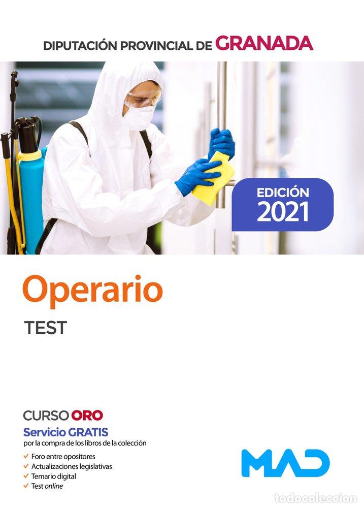 Libri: OPERARIO DIPUTACION GRANADA TEST 2021 - AA.VV