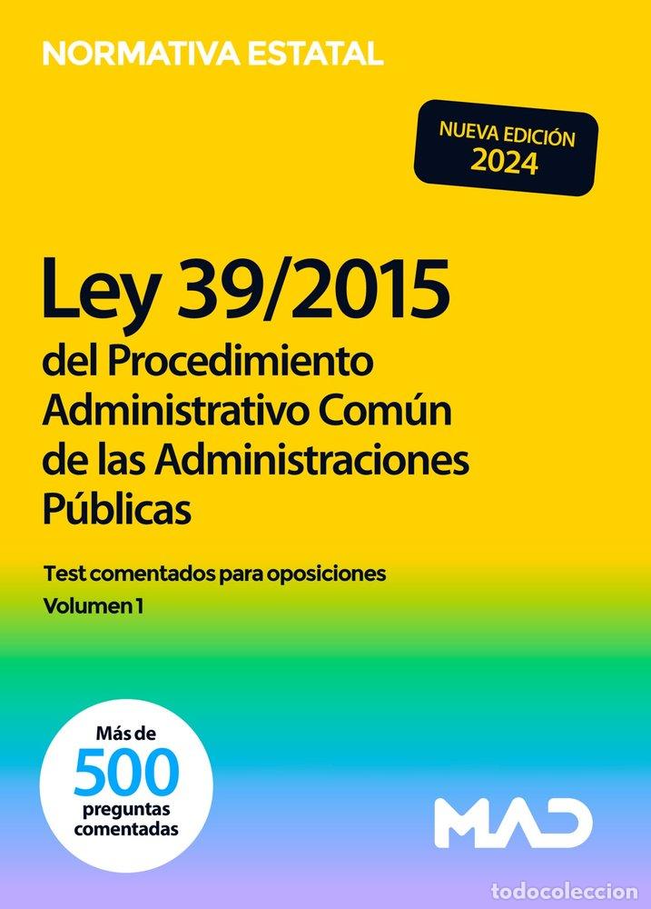 Livres: LEY 39/2015 1 OCTUBRE PROCEDIMIENTO ADMINISTRATI - USERO LOPEZ, JUAN CARLOS
