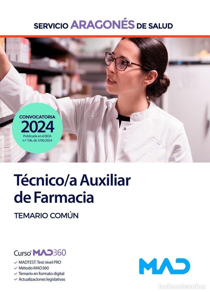 Libros: TECNICO/A AUXILIAR FARMACIA TEMARIO COMUN SERVICIO ARAGON - AA.VV