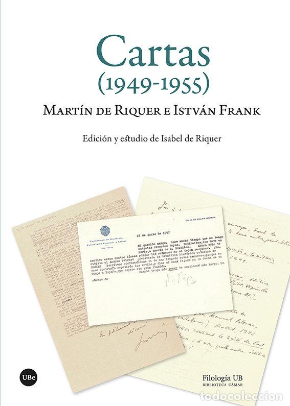 B&uuml;cher: CARTAS 1949 1955 - DE RIQUER, MARTIN
