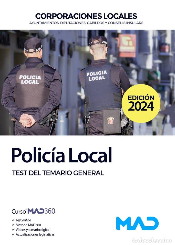 Libri: POLICIA LOCAL TEST DEL TEMARIO GENERAL - AA.VV