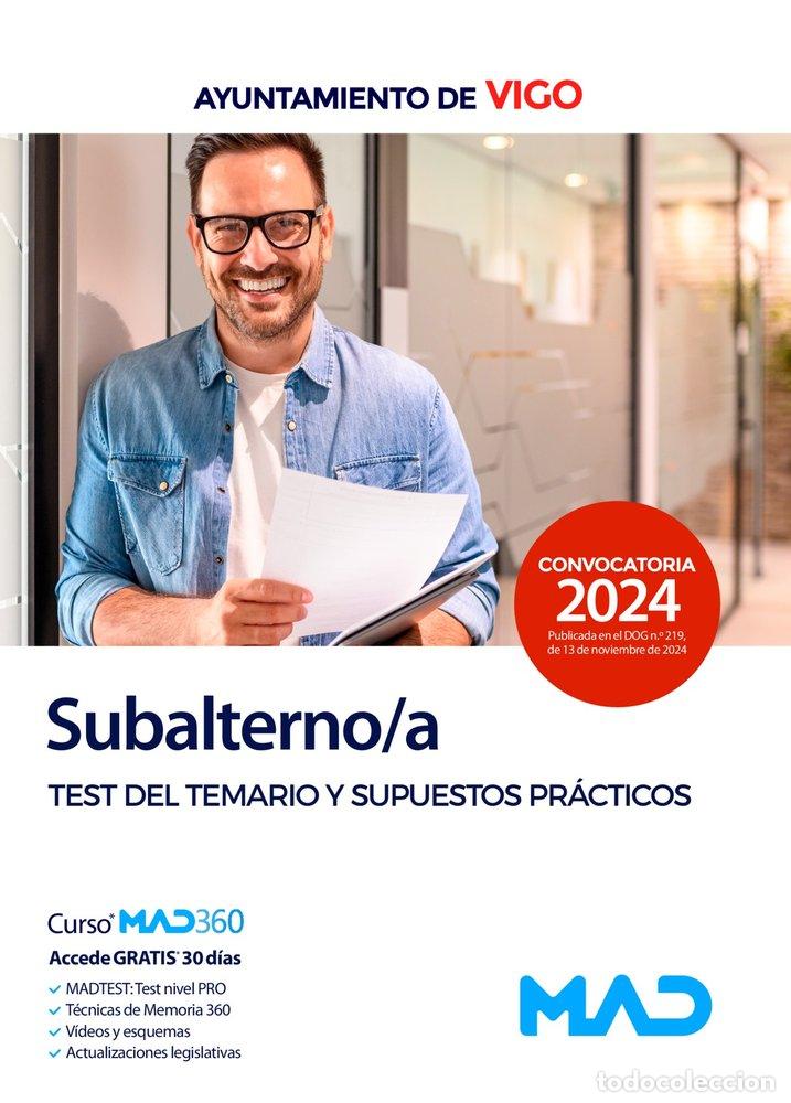 Libros: SUBALTERNO/A TEST TEMARIO Y SUPUESTO PRACTICO AYTO VIGO - AA.VV