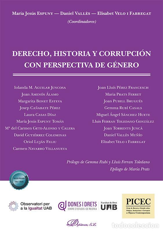 Libros: DERECHO HISTORIA Y CORRUPCION CON PERSPECTIVA DE GENERO - .