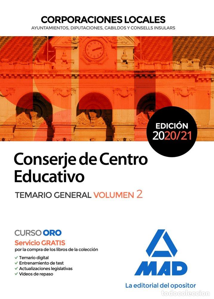 Libros: TEMARIO GENERAL II CONSERJE DE CENTRO EDUCATIVO - AA.VV