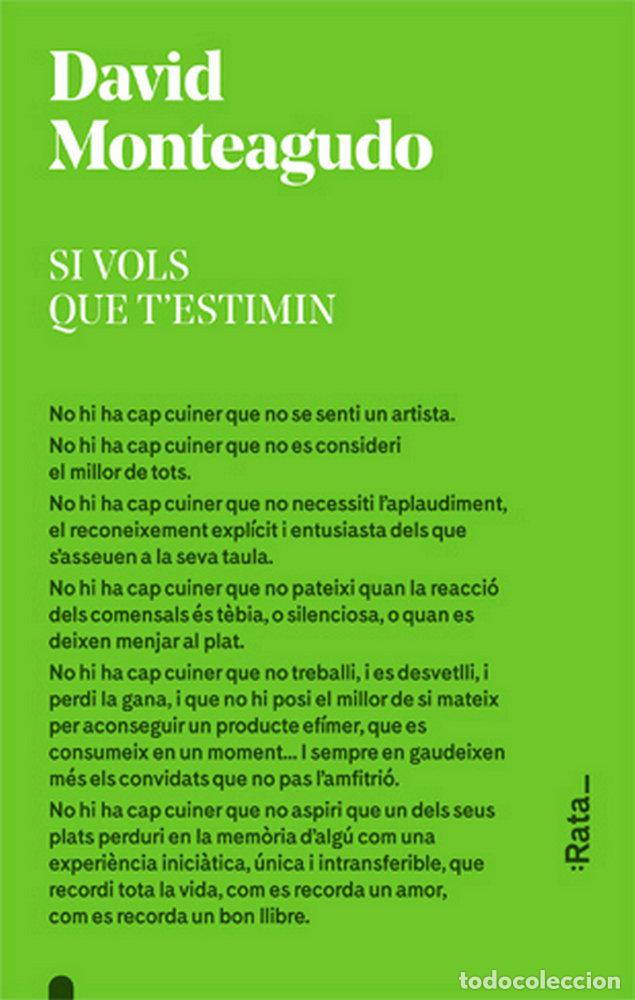 Libros: SI VOLS QUE TESTIMIN - MONTEAGUDO, DAVID