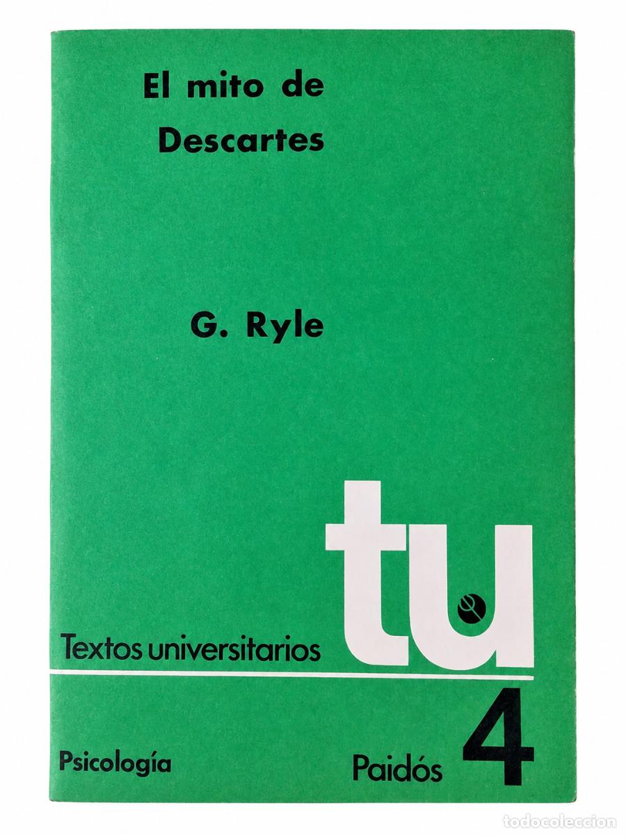 Libros: Gilbert Ryle &ndash; El mito de Descartes &ndash; Paid&oacute;s &ndash; s/d &ndash; LM