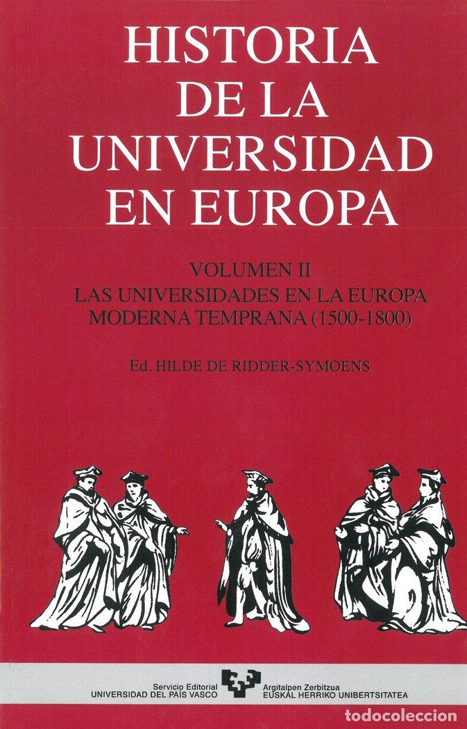B&uuml;cher: HA.UNIVERSIDAD EUROPA VOL II UNIV.EUROPA MODERNA TEMPRANA - RIDDER SYMOENS