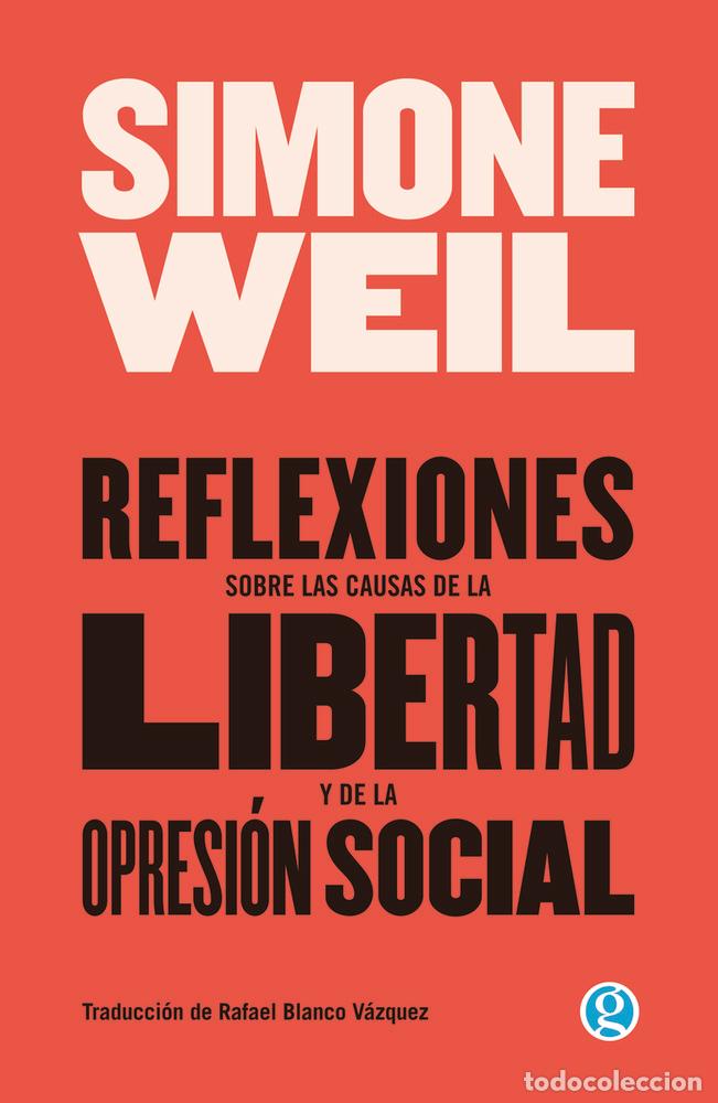 Livres: REFLEXIONES SOBRE LAS CAUSAS - WEIL, SIMONE