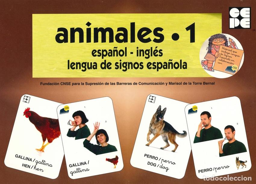 Libros: ANIMALES 1 ESPA&Ntilde;OL INGLES LENGUA DE SIGNOS ESPA&Ntilde;OLA - Ensenanza y aprendizaje de lenguas