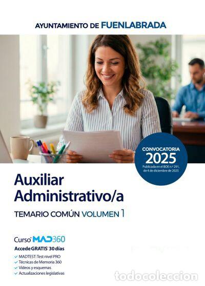 B&uuml;cher: AUXILIAR ADMINISTRATIVO/A TEMARIO 1 AYUNTAMIENTO FUENLABRADA - AA.VV
