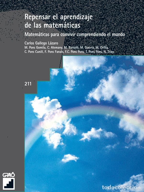 Libros: REPENSAR APRENDIZAJE MATEMATICAS - Pons Pons, Teresa