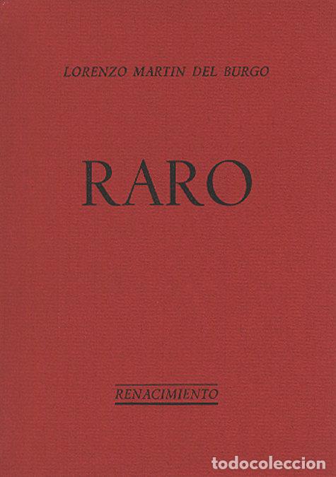 Livres: RARO POESIA - MARTIN DEL BURGO, LORENA