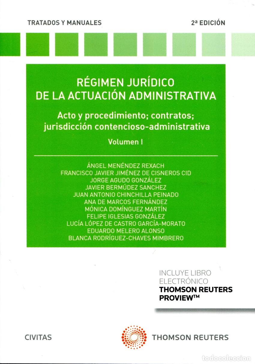 Libros: R&Eacute;GIMEN JUR&Iacute;DICO DE LA ACTUACI&Oacute;N ADMINISTRATIVA - VV AA