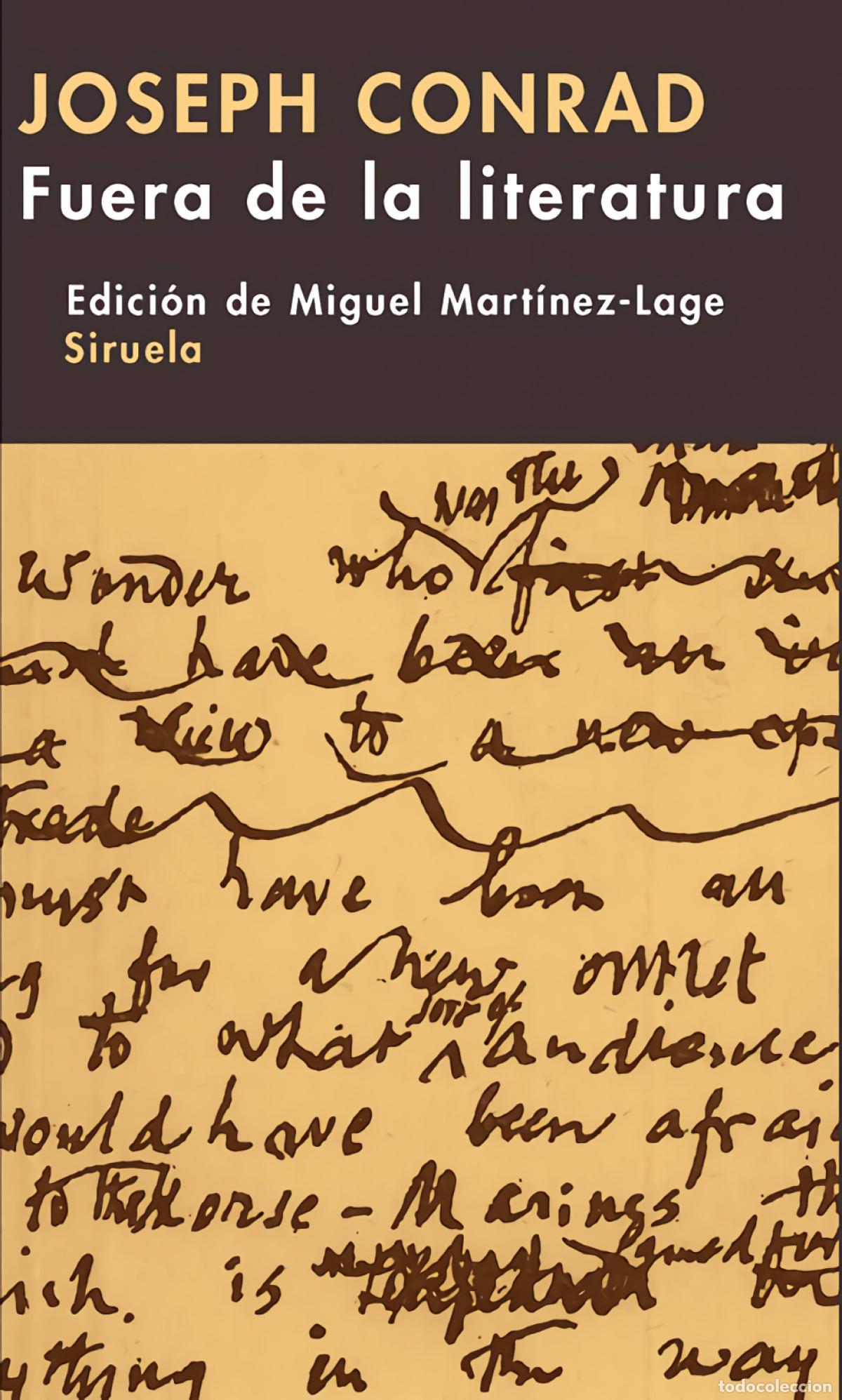Livros: FUERA DE LA LITERATURA - CONRAD, JOSEPH