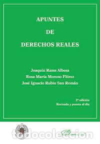 B&uuml;cher: APUNTES DE DERECHOS REALES - MORENO FLOREZ, ROSA MARIA