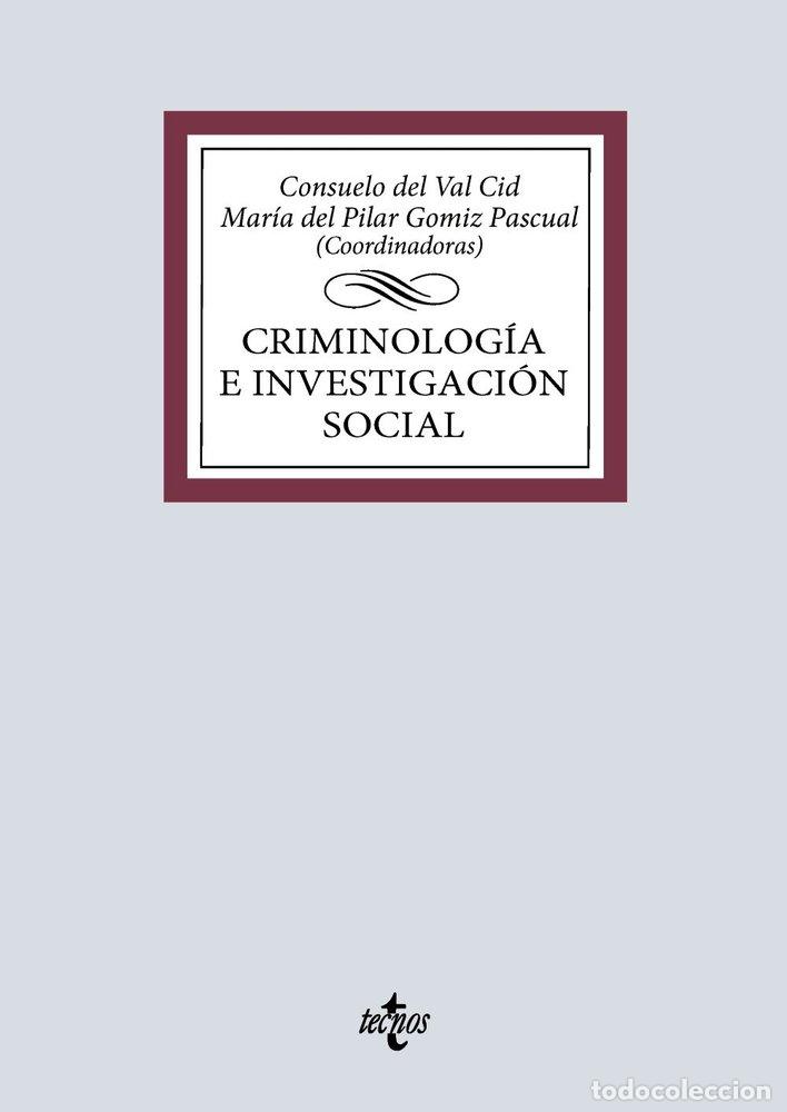 Livres: CRIMINOLOGIA E INVESTIGACION SOCIAL - VAL CID, CONSUELO DEL