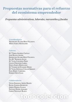 Libros: PROPUESTAS NORMATIVAS PARA EL REFUERZO DEL ECOSISTEMA EMPREN - ALVAREZ ROYO-VILLANOVA, SEGISMUNDO