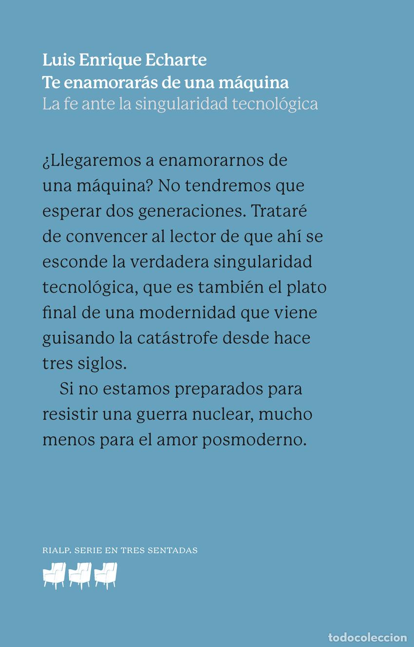 Libri: TE ENAMORAR&Aacute;S DE UNA M&Aacute;QUINA - Luis Enrique Echarte