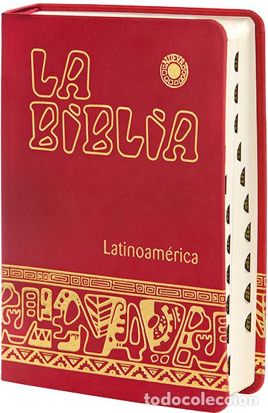 Libri: BIBLIA LATINOAM. LETRA GRANDE SIMIL PIEL ROJA, U&Ntilde;EROS - Hurault, Bernardo