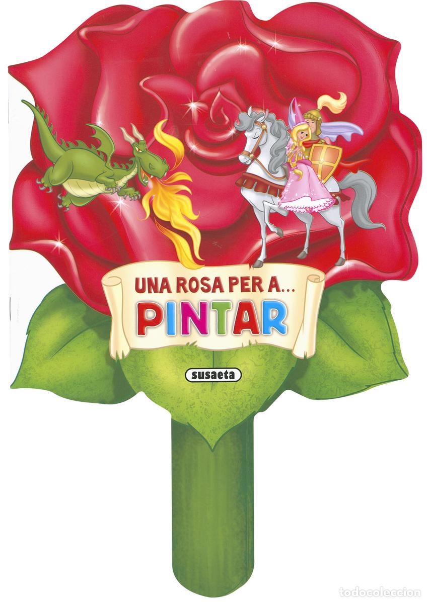 Libros: UNA ROSA PER A...PINTAR - Libros y ''packs'' infantiles interactivos y de actividades: dibujar, colo