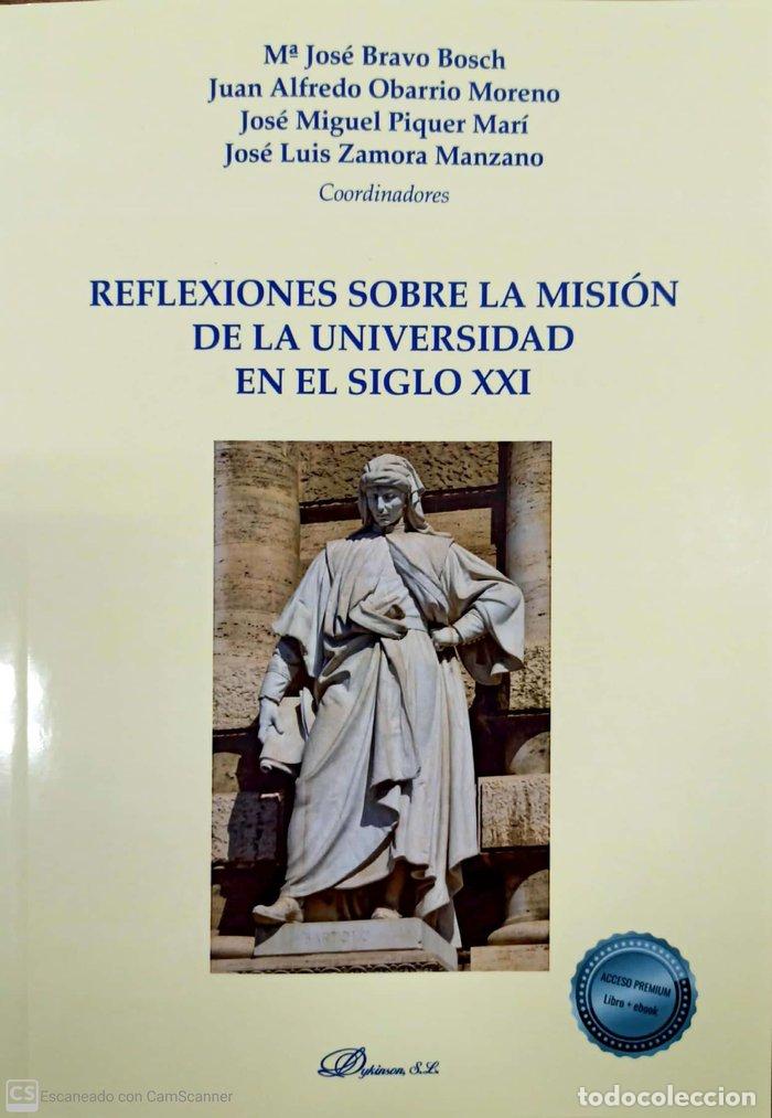 Libros: REFLEXIONES SOBRE LA MISION DE LA UNIVERSIDAD EN EL SIGLO XX - OBARRIO MORENO, JUAN ALFREDO