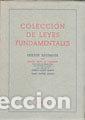 B&uuml;cher: COLECCION DE LEYES FUNDAMENTALES - .