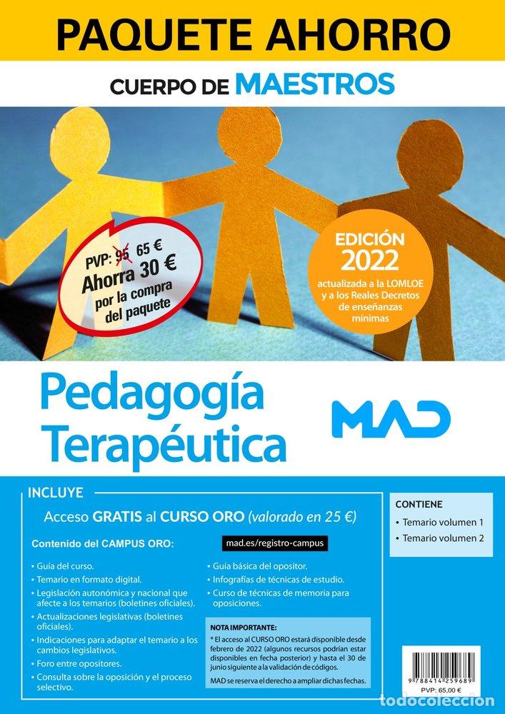 Libri: PAQUETE AHORRO CUERPO MAESTROS PEDAGOGIA TERAPEUTICA - AA.VV