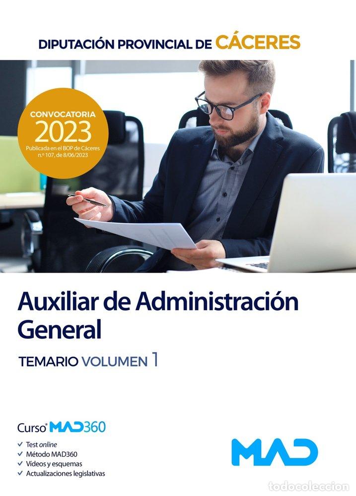 Libri: AUXILIAR ADMINISTRACION GENERAL DIPUTACION CACERES VOL 1 - AA.VV