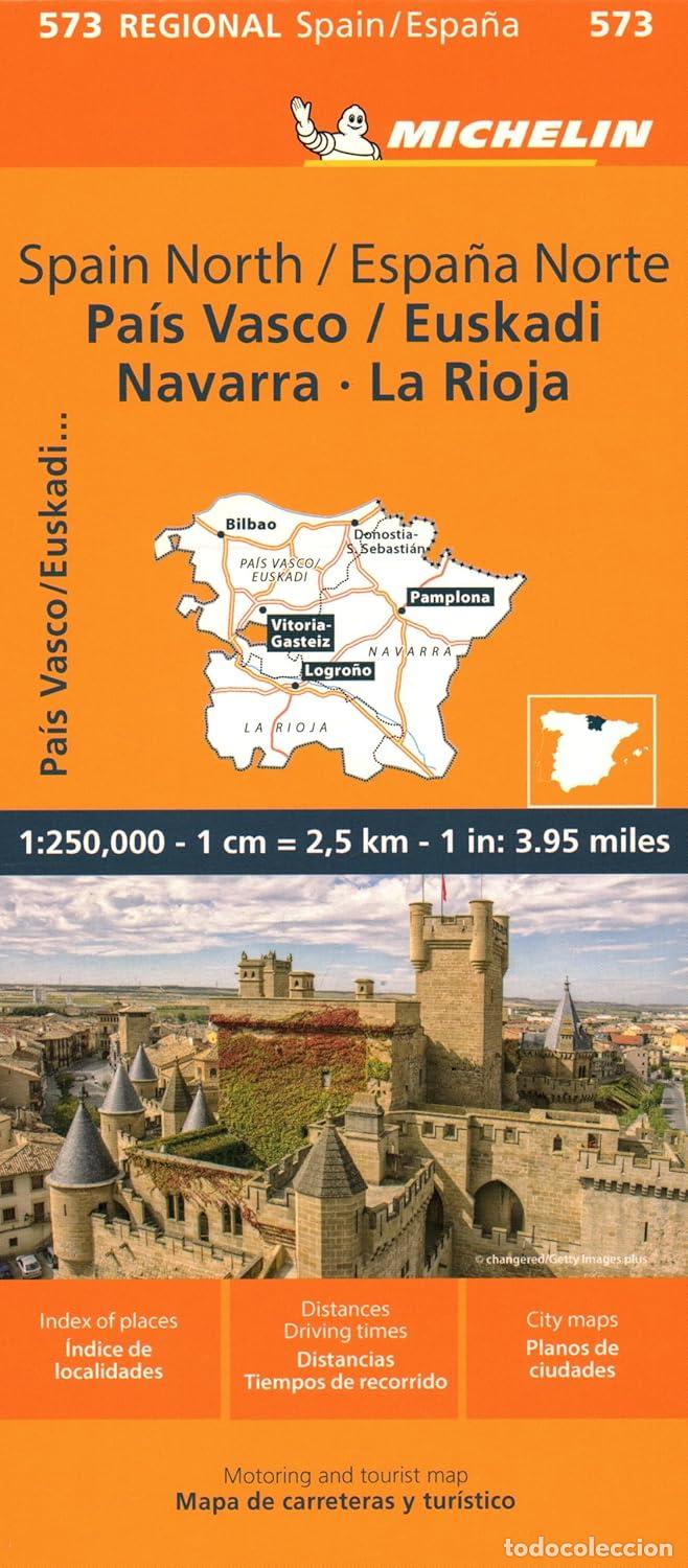B&uuml;cher: MAPA REGIONAL PAIS VASCO, NAVARRA, LA RIOJA 11573 - Pais Vasco, Comunidad Autonoma del
