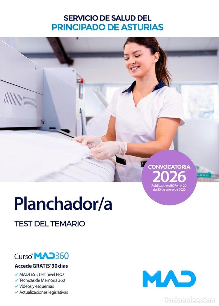 Livros: PLANCHADOR/A TEST SERVICIO SALUD PRINCIPADO ASTURIAS SESPA - AA.VV