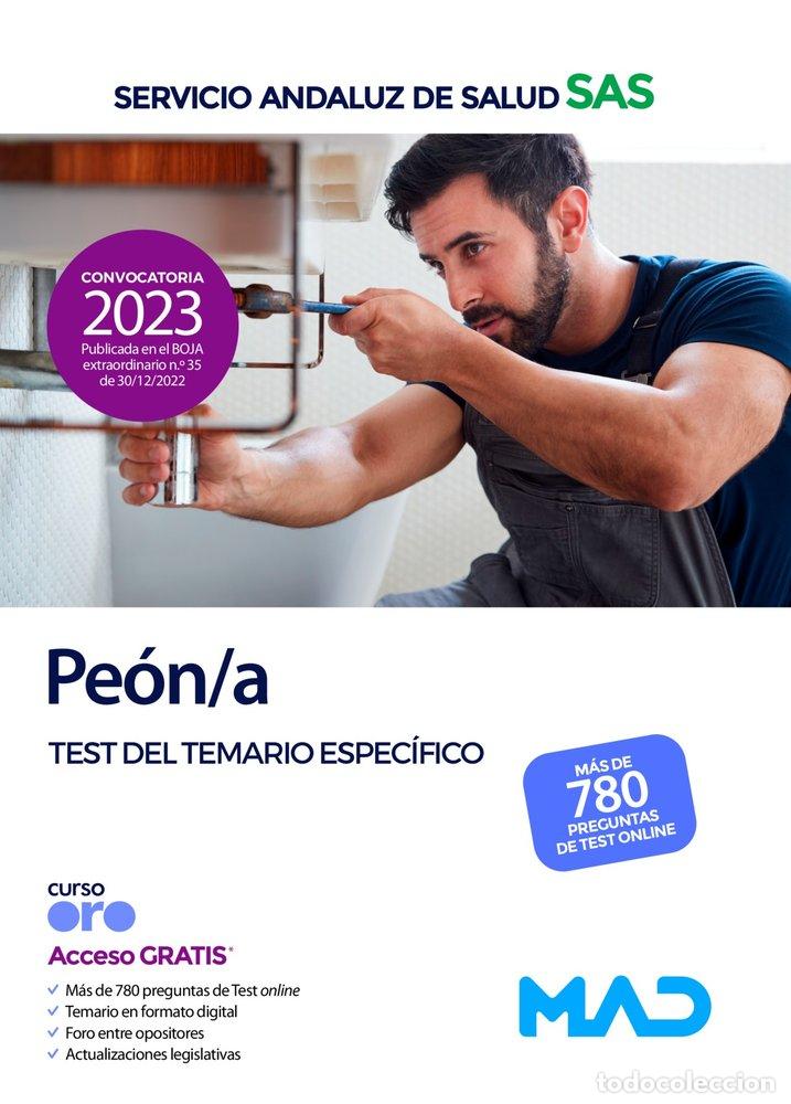 Libros: PEON/A TEST ESPECIFICO SERVICIO ANDALUZ DE SALUD SAS - AA.VV