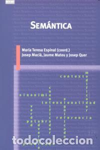 Libros: SEMANTICA - ESPINAL, MARIA TERESA