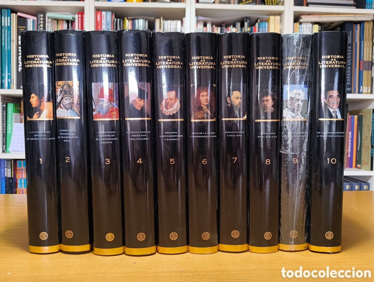 Libros: HISTORIA LITERATURA UNIVERSAL. Ed PLANETA. ENCICLOPEDIA COMPLETA 10 TOMOS.