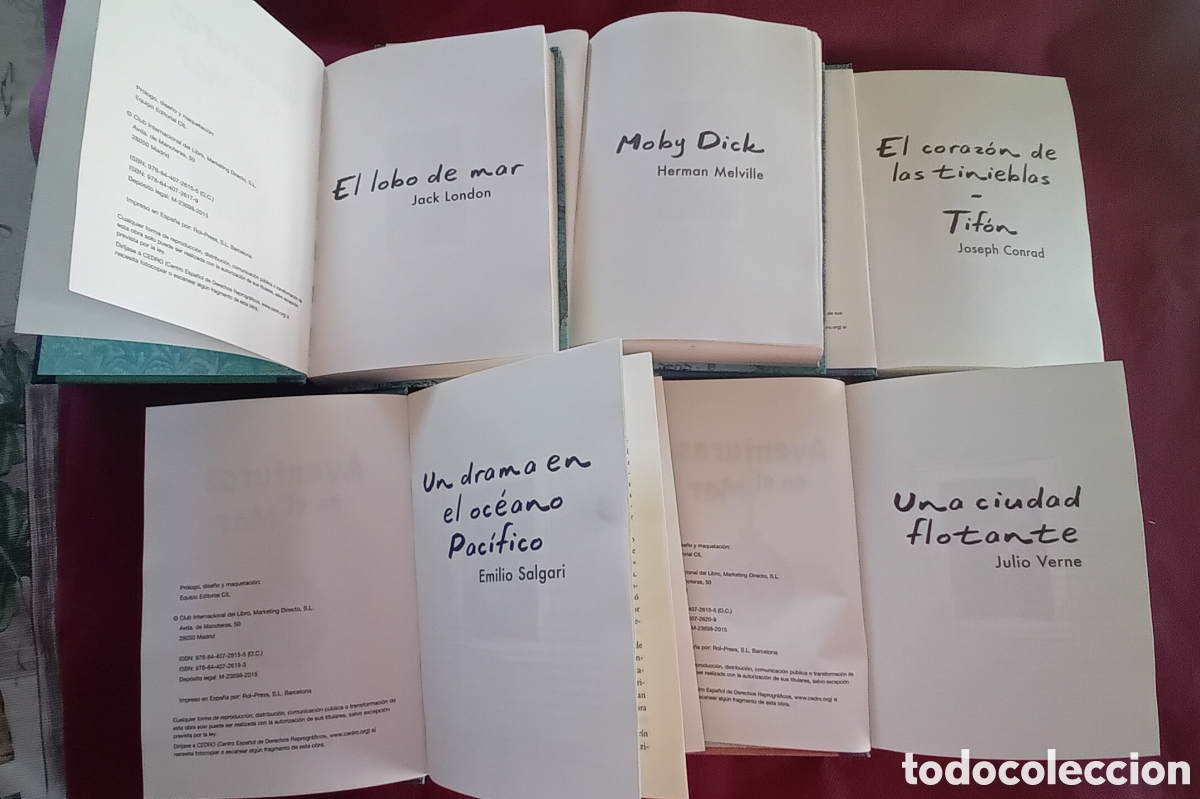 Libros: 5 LIBROS AVENTURAS EN EL MAR - Foto 6