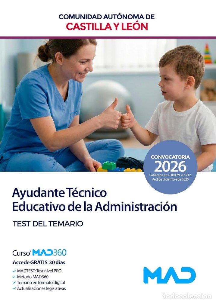 B&uuml;cher: AYUDANTE TECNICO EDUCATIVO CASTILLA Y LEON TEST TEMARIO - AA.VV