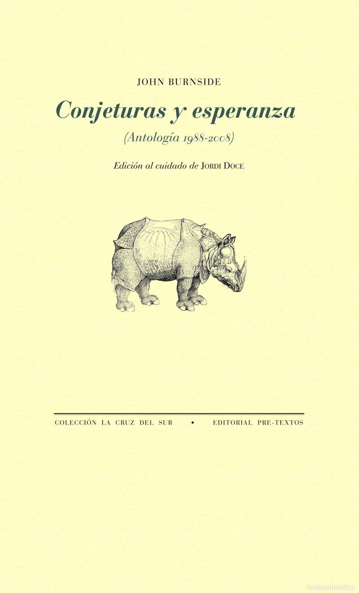 Libri: CONJETURAS Y ESPERANZA - BURNSIDE, JOHN