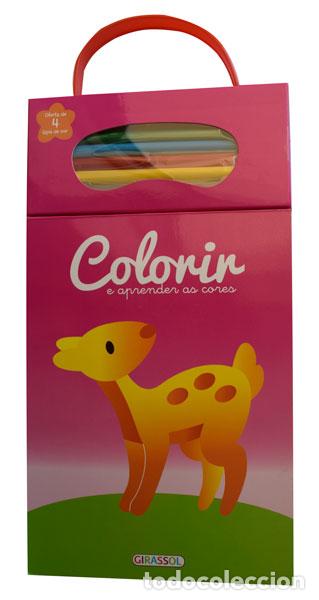 B&uuml;cher: COLORIR E APRENDER AS CORES COR-DE-ROSA GAZELA - Infantil, juvenil y educativo