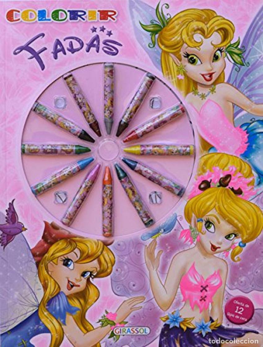 Libros: COLORIR FADAS COM LAPIS DE CERA - Infantil, juvenil y educativo