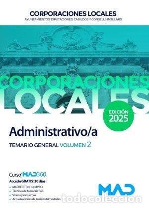 Libri: ADMINISTRATIVO/A CORPORACION LOCAL 3 EDICION 2025 - AA.VV