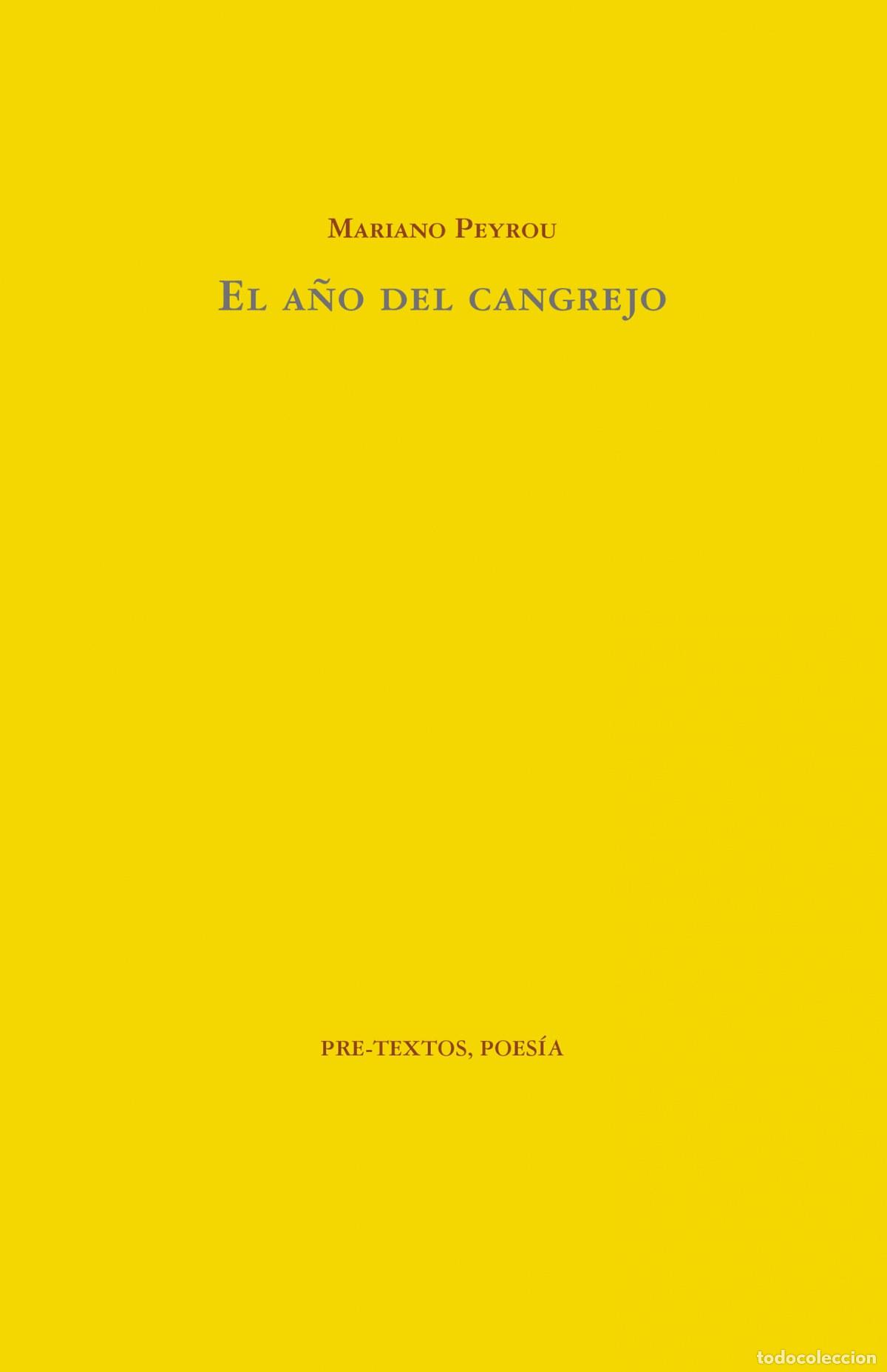 Libros: EL A&Ntilde;O DEL CANGREJO - Peyrou, Mariano