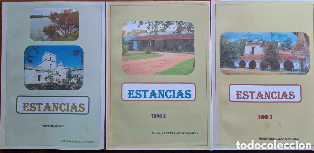 Libros: ESTANCIAS OBRA EN 3 TOMOS A&Ntilde;O 2022 URUGUAY