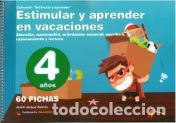 Livros: ESTIMULAR Y APRENDER EN VACACIONES 4 A&Ntilde;OS - JARQUE GARCIA, JESUS