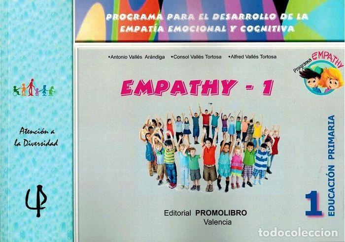 Livres: EMPATHY 1 PROGRAMA PARA DESARROLLO DE LA EMPATIA EMOCIONAL - AA.VV