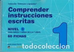 Libri: COMPRENDER INSTRUCCIONES ESCRITAS NIVEL 1 - JARQUE GARCIA, JESUS