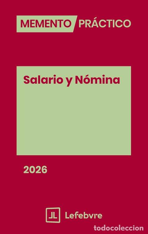 Libros: MEMENTO PRACTICO SALARIO Y NOMINA 2026 - AA.VV