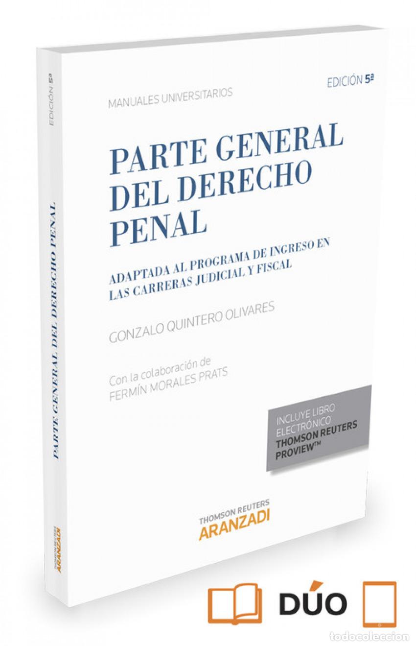 Libri: PARTE GENERAL DEL DERECHO PENAL - Quintero Olivares, Gonzalo
