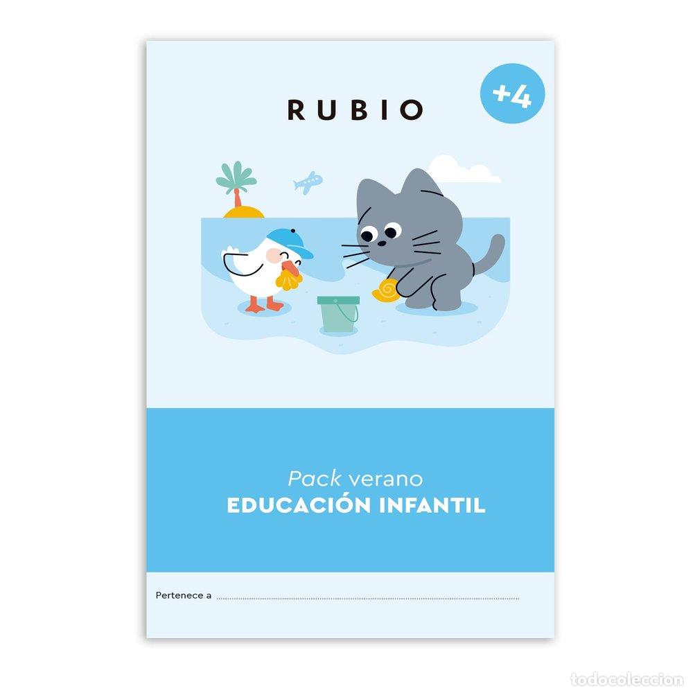 Libros: PACK VERANO RUBIO EDUCACION INFANTIL + 4 A&Ntilde;OS - .